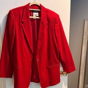 Sag Harbor Bold Red Women's Blazer